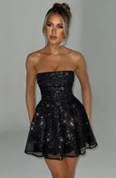 Madeline | Women's Mini Dress Strapless Sequin Summer Cocktail Party