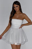 Madeline | Women's Mini Dress Strapless Sequin Summer Cocktail Party