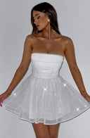 Madeline | Women's Mini Dress Strapless Sequin Summer Cocktail Party