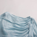 Madelyn | Women's Maxi Dress Draped Satin Summer Formal Evening