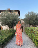 Maeve | Women's Maxi Dress Ruffle Satin Summer Wedding Guest