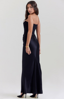 Maisy | Women's Maxi Dress Corset Satin Summer Wedding Guest