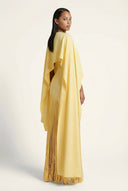 Mariah | Women's Maxi Dress Cape Sleeve Satin Summer Formal Evening