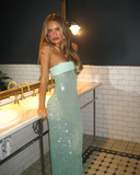 Maritza | Women's Maxi Dress Strapless Sequin Summer Wedding Guest