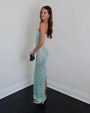 Maritza | Women's Maxi Dress Strapless Sequin Summer Wedding Guest