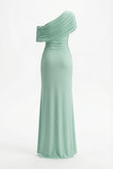 Melanie | Women's Maxi Dress Ruched Satin Summer Wedding Guest