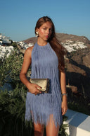 Millie | Women's Mini Dress Halter Neck Sequin Summer Cocktail Party