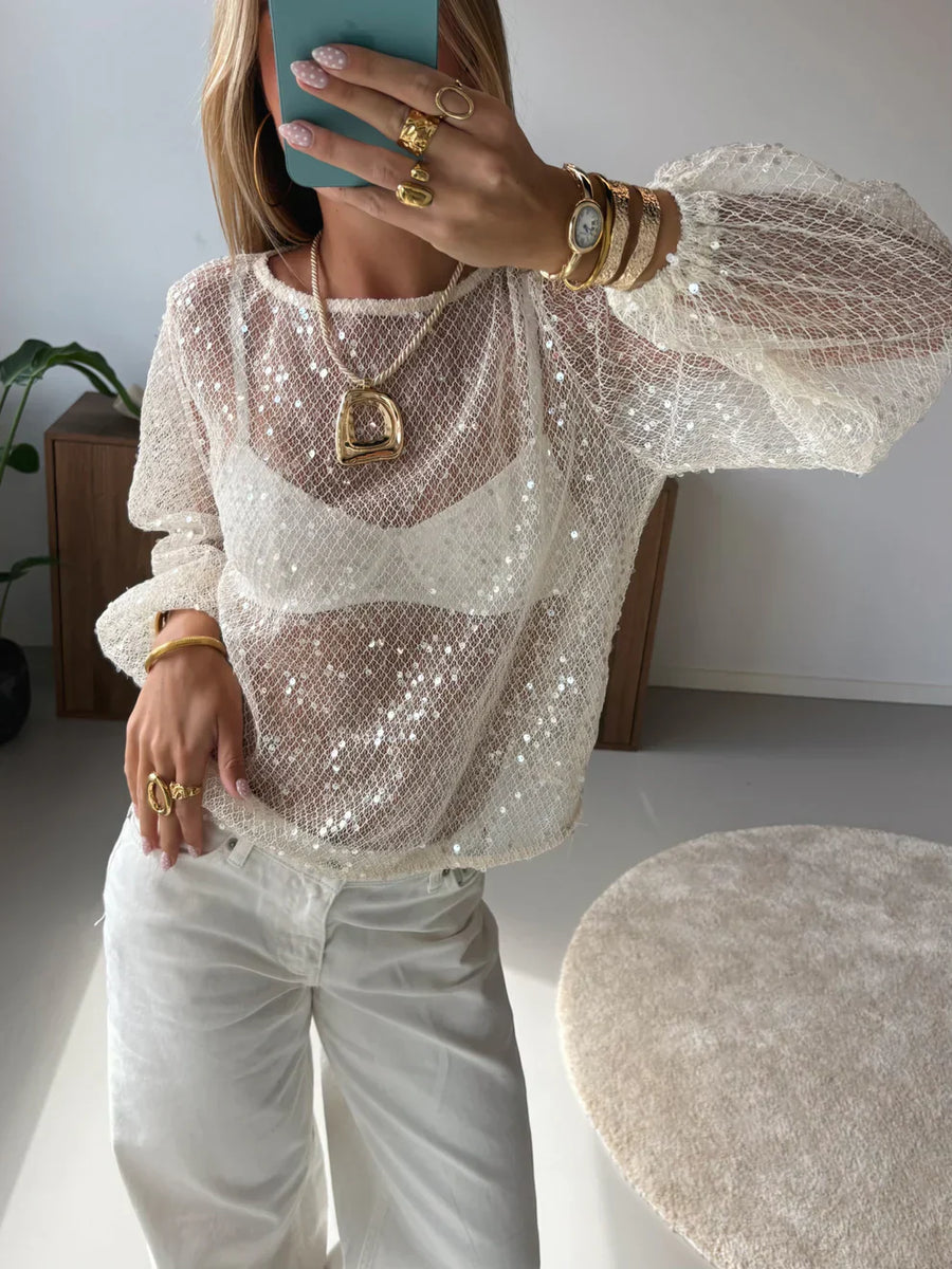Monica | Women's Top Mesh Summer Party