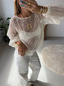 Monica | Women's Top Mesh Summer Party