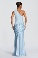 Ophelia | Women's Maxi Dress Bodycon Satin Summer Wedding Guest