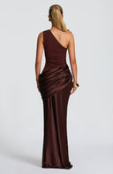 Ophelia | Women's Maxi Dress Bodycon Satin Summer Wedding Guest