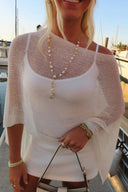Palmer | Women's Cover-Up Off Shoulder Knit Beach Party