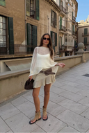 Palmer | Women's Cover-Up Off Shoulder Knit Beach Party
