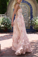 Paulena | Women's Midi Dress Strapless Satin Summer Wedding Guest