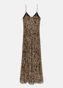 Pixie | Women's Maxi Dress V-Neck Satin Summer Party