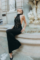 Rayna | Women's Maxi Dress Halter Neck Lace Summer Formal Evening