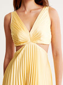 Reina | Women's Maxi Dress V-Neck Satin Summer Wedding Guest