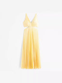 Reina | Women's Maxi Dress V-Neck Satin Summer Wedding Guest