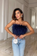 Romee | Women's Top Strapless Chiffon Summer Going Out