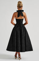 Rosalie | Women's Midi Dress Corset Satin Summer Wedding Guest