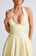 Rosalie | Women's Midi Dress Corset Satin Summer Wedding Guest