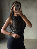 Roxanne | Women's Midi Dress Bodycon Lace Summer Formal Evening