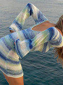 Sage | Women's Mini Dress Bodycon Knit Summer Party