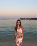 Selah | Women's Maxi Dress Sweetheart Neck Satin Summer Wedding Guest