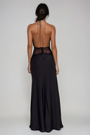 Selene | Women's Maxi Dress Halter Neck Lace Summer Wedding Guest