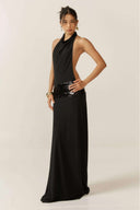 Senna | Women's Maxi Dress Halter Neck Sequin Summer Wedding Guest