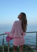 Solene | Women's Mini Dress High Neck Sequin Summer Race Day