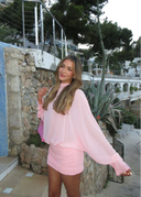 Solene | Women's Mini Dress High Neck Sequin Summer Race Day