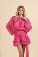 Sophia | Women's Mini Dress Ruffle Sequin Summer Race Day