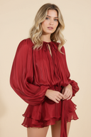 Sophia | Women's Mini Dress Ruffle Sequin Summer Race Day