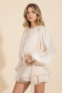 Sophia | Women's Mini Dress Ruffle Sequin Summer Race Day