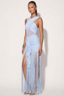 Trinity | Women's Maxi Dress Halter Neck Mesh Summer Wedding Guest