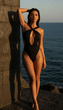 Trixie | Women's One Piece Swimsuit Halter Neck Beach Holiday