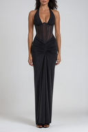 Verity | Women's Maxi Dress Corset Satin Summer Formal Evening