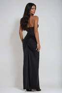 Verity | Women's Maxi Dress Corset Satin Summer Formal Evening
