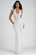Verity | Women's Maxi Dress Corset Satin Summer Formal Evening