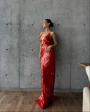 Veronica | Women's Maxi Dress V-Neck Sequin Summer Wedding Guest