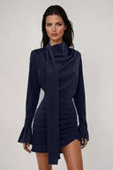 Winslow | Women's Mini Dress Cowl Neck Satin Summer Party